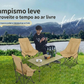 Mesa e Cadeiras Dobráveis para Camping e Uso Veicular – Conjunto Portátil