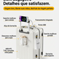 Mala ABS+PC com Abertura Lateral + USB/Type-C + Suporte Celular | Rodas 360°