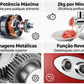 Máquina de Moer Carne Profissional Craft-tec™ 3500W: 5-em-1 com Engrenagens de Metal e Acessório de Tomate