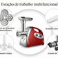 Máquina de Moer Carne Profissional Craft-tec™ 3500W: 5-em-1 com Engrenagens de Metal e Acessório de Tomate
