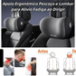 🚗 Conjunto de Travesseiro para Cabeça e Apoio Lombar para Carro