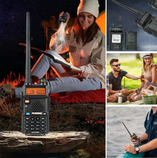 Rádio Ham UV - 5R, Rádio de Longa Distância UV5R, Rádio de Dois Caminhos, Duas Bandas, Walkie - talkie