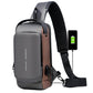 Carregamento USB bolsa desportiva Bolsa de ombro anti-roubo
