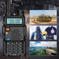 Rádio Ham UV - 5R, Rádio de Longa Distância UV5R, Rádio de Dois Caminhos, Duas Bandas, Walkie - talkie